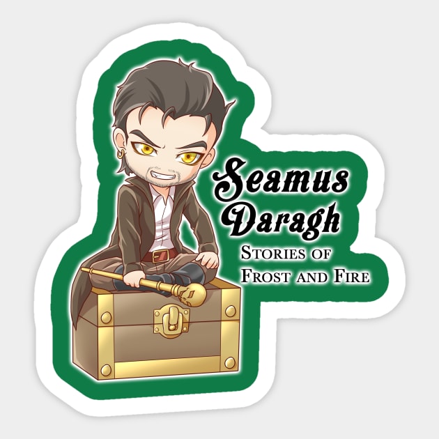 Seamus Daragh Chibi, The Vampirate Sticker by KimbraSwain